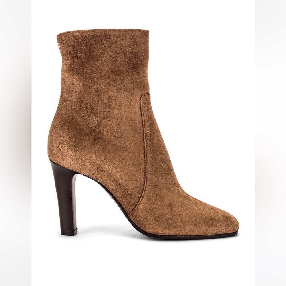 Saint Laurent YSL Jane Bootie Camel Brown NWT